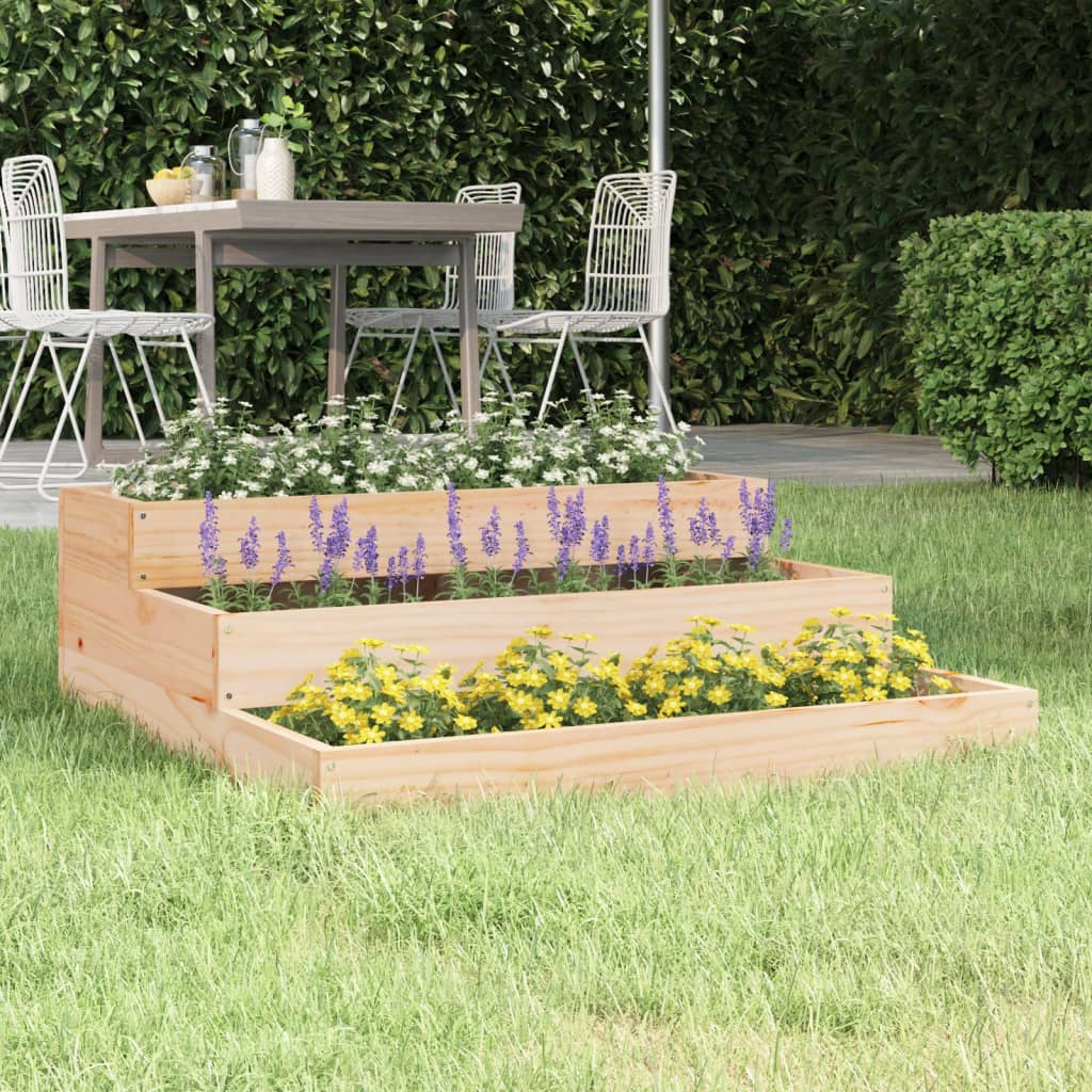 Plant Pots 78x Solid Pine Wood