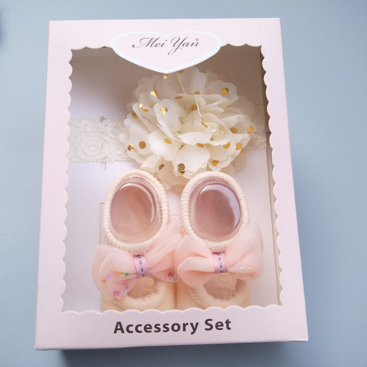 Baby Socks Headband Gift Box