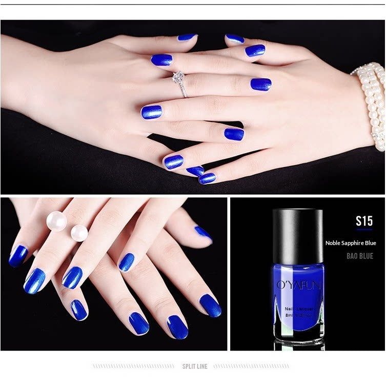 O'YAFUN Nude Peel-Off Nail Polish – 30 Shades