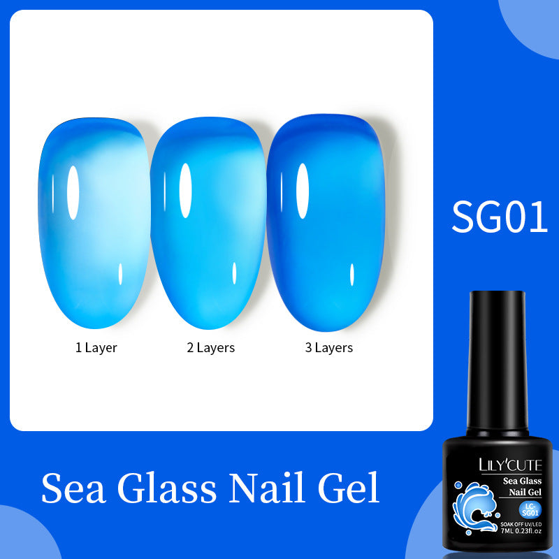 LILYCUTE Amber Jelly Gel Polish – 19 Shades