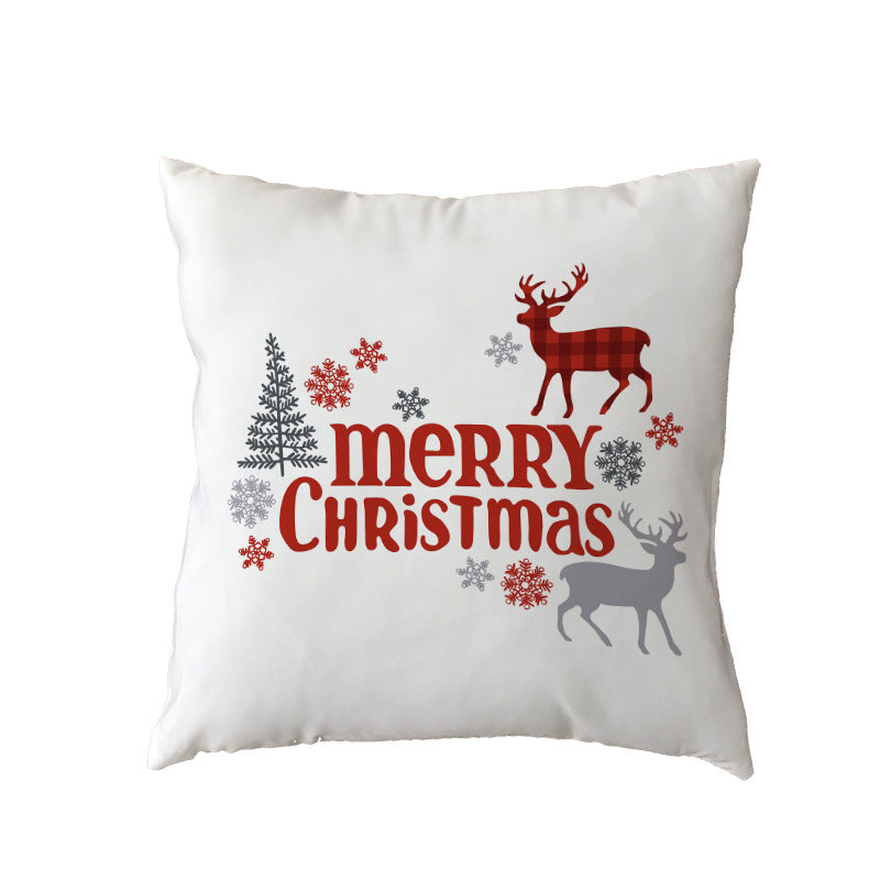 Christmas Ball and Tree Pillow Cover