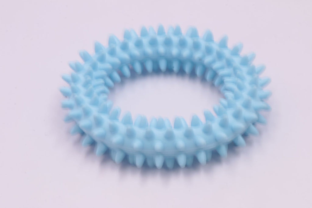 Dog Chew Toy Tpr Spiky Circle Ring