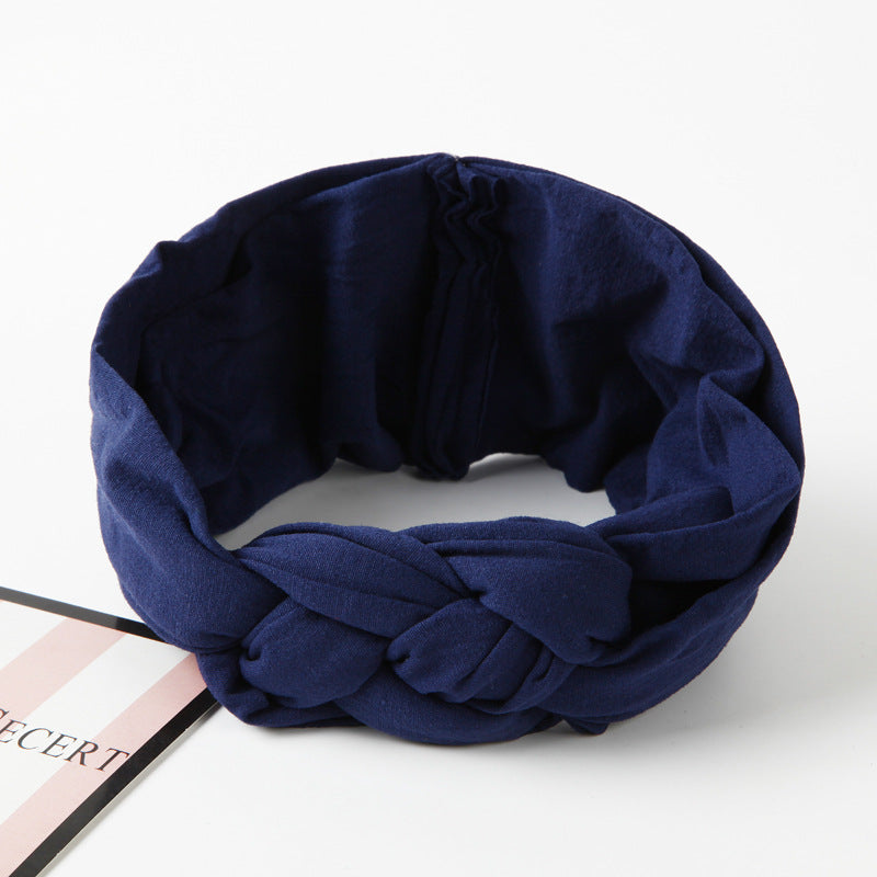 Nylon Headband Cross Chinese Knot Baby Hair
