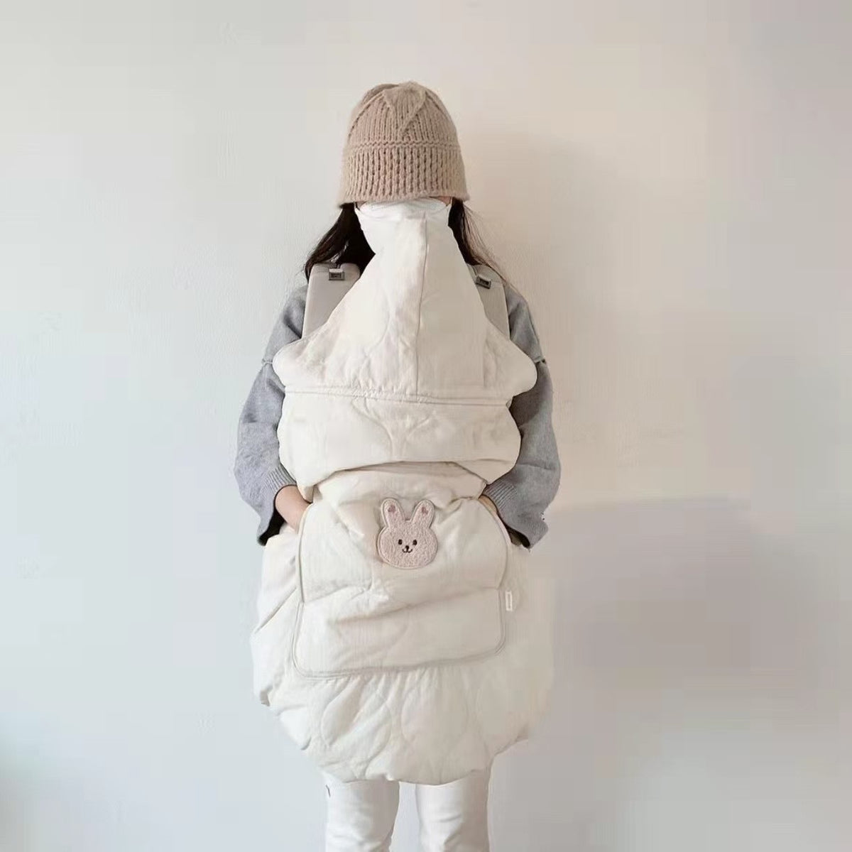 Hooded Stroller Blanket Cape
