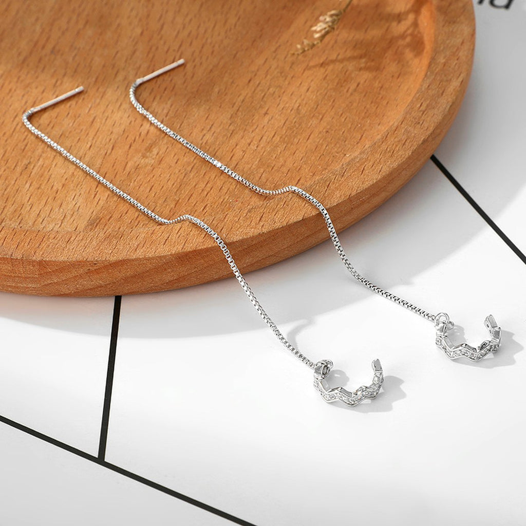 1 Piece Zircon Ear Cuff Earring Line