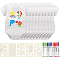 10-pack White Bibs Painting 39x28 Cm 14
