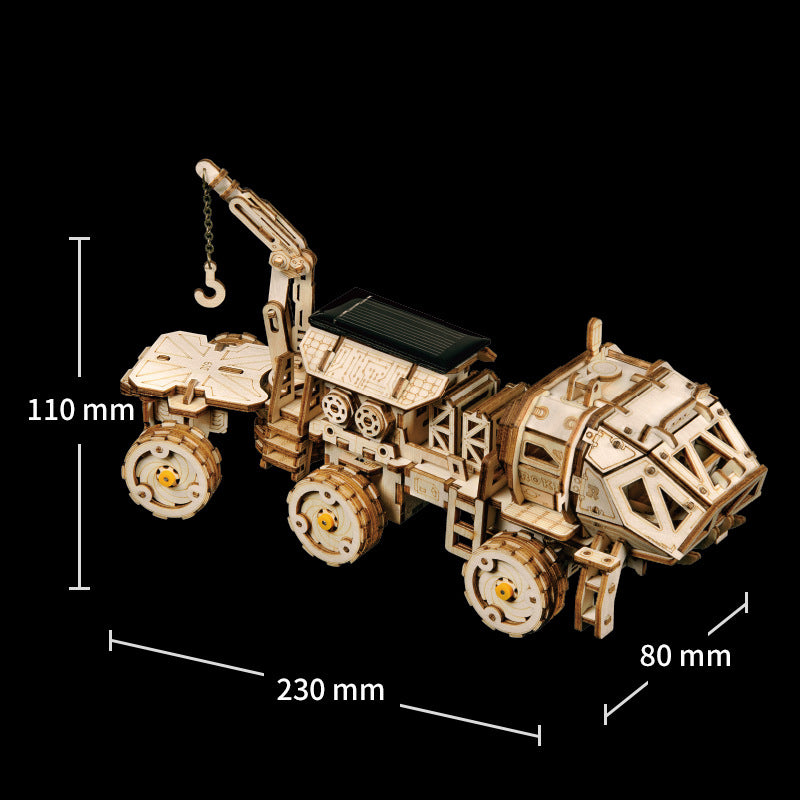 Wooden Solar Rover Kit