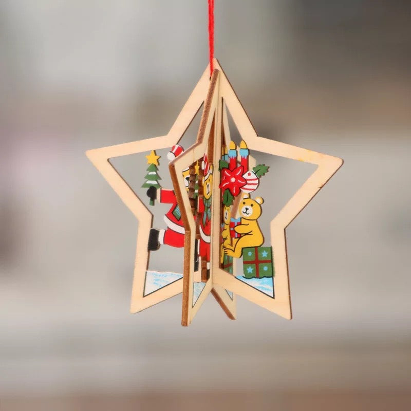 Wooden Christmas Ornaments