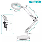 10x Magnifying LED Desk Lamp