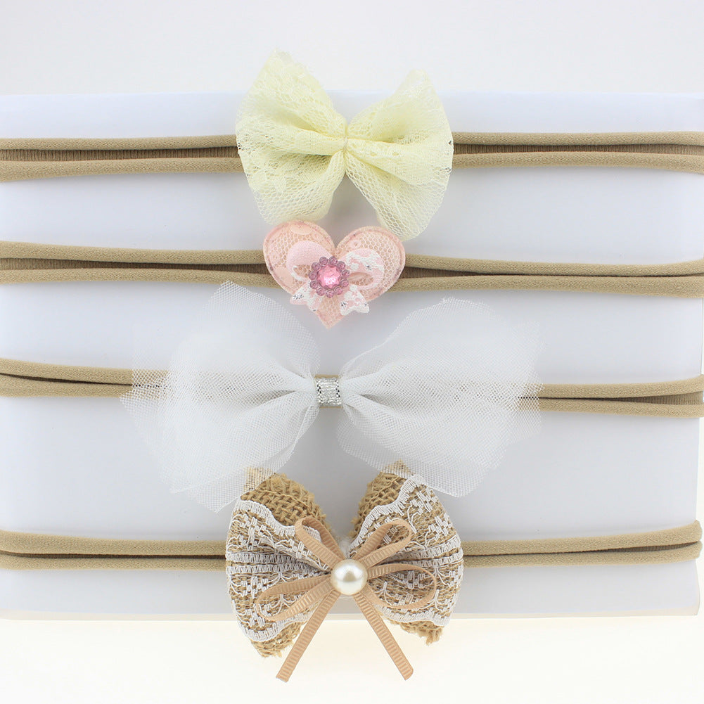 Stretch Flower Baby Headbands