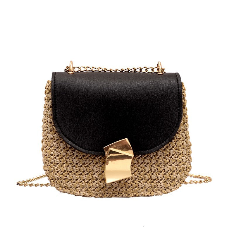 Straw Crossbody Bag