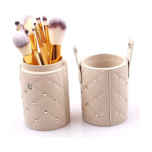 12-Piece Makeup Brush Set with Holder