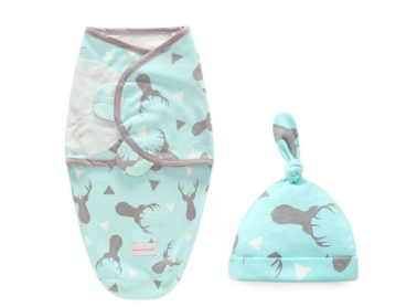 Newborn Swaddle Sack & Hat