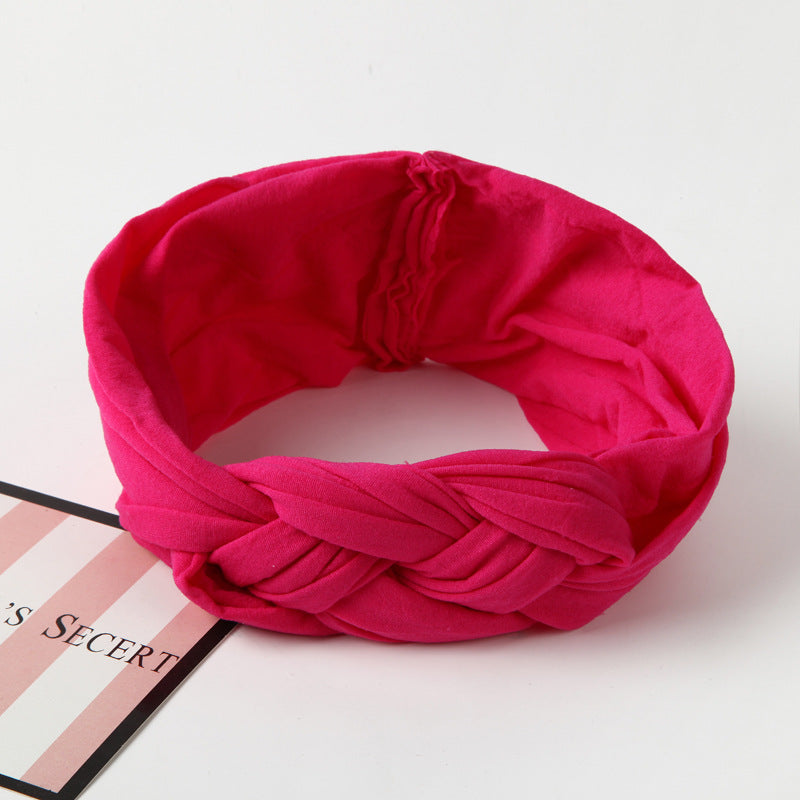 Nylon Headband Cross Chinese Knot Baby Hair