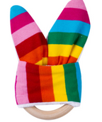Handmade Wooden Bunny Teether