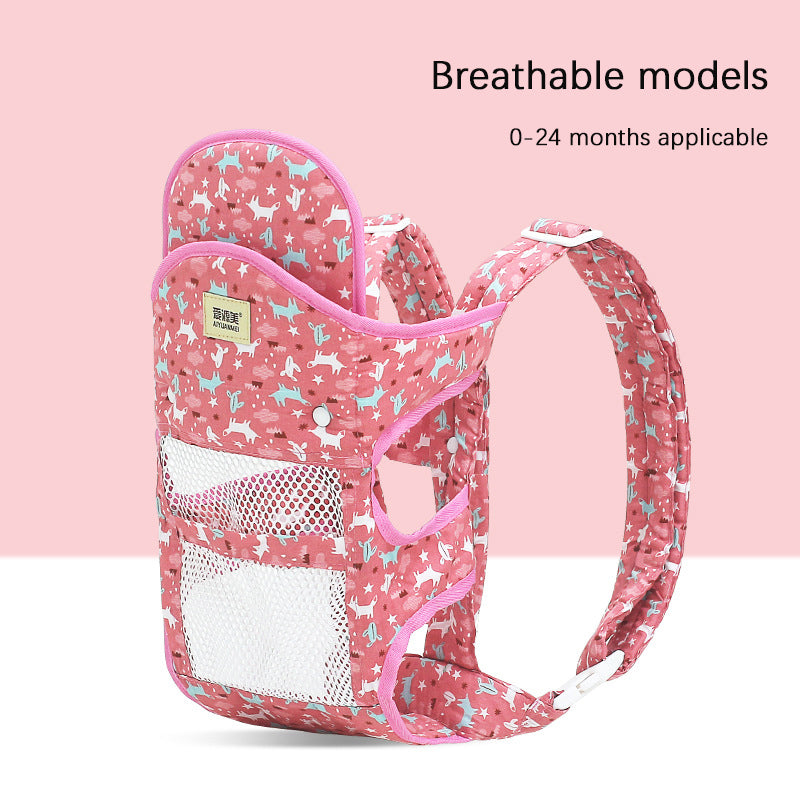 Multifunctional Baby Carrier Breathable Front Back In