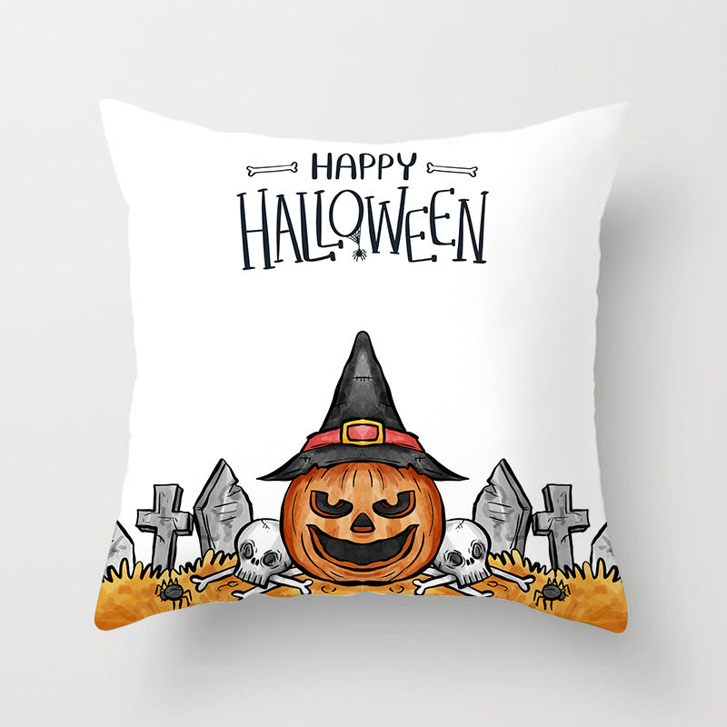 Printed Throw Pillow Cushion Cover