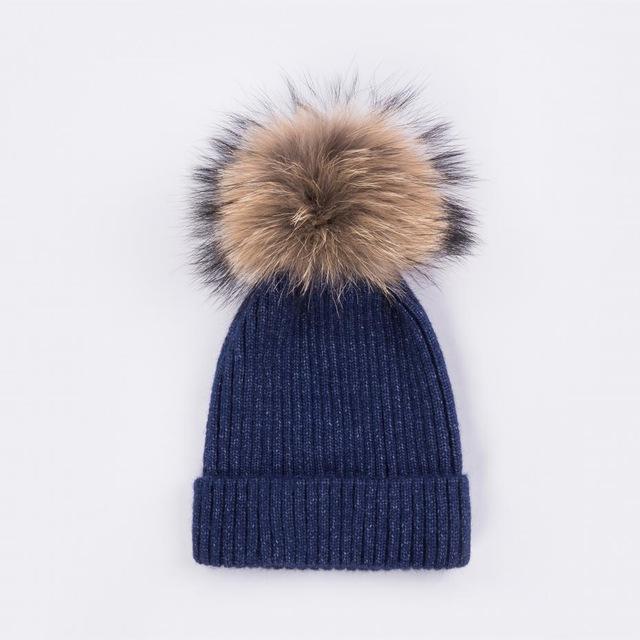 Pompom Beanie Hat