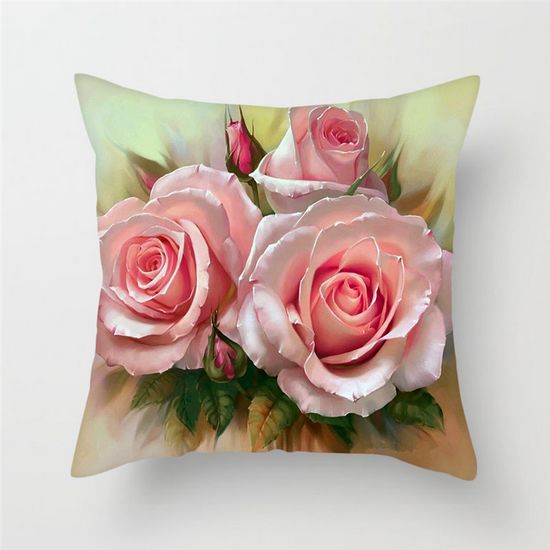 Colorful Sunflower Cushion Cover
