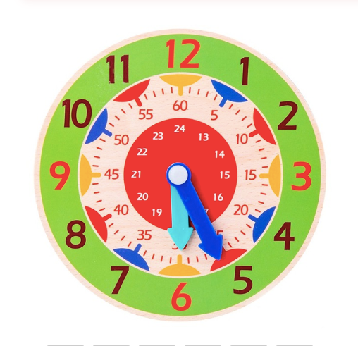Montessori Wooden Clock