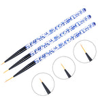 Set 3 Nail Brush Tools