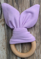 Handmade Wooden Bunny Teether