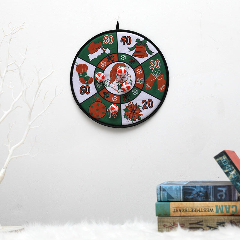 Christmas Dartboard with Sticky Balls