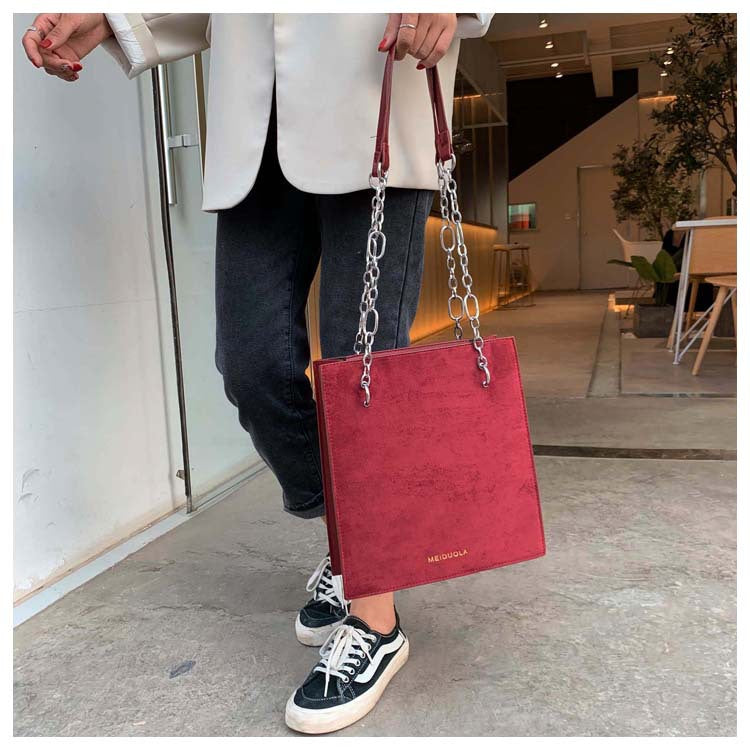 Chain Bag Retro Shoulder Tote