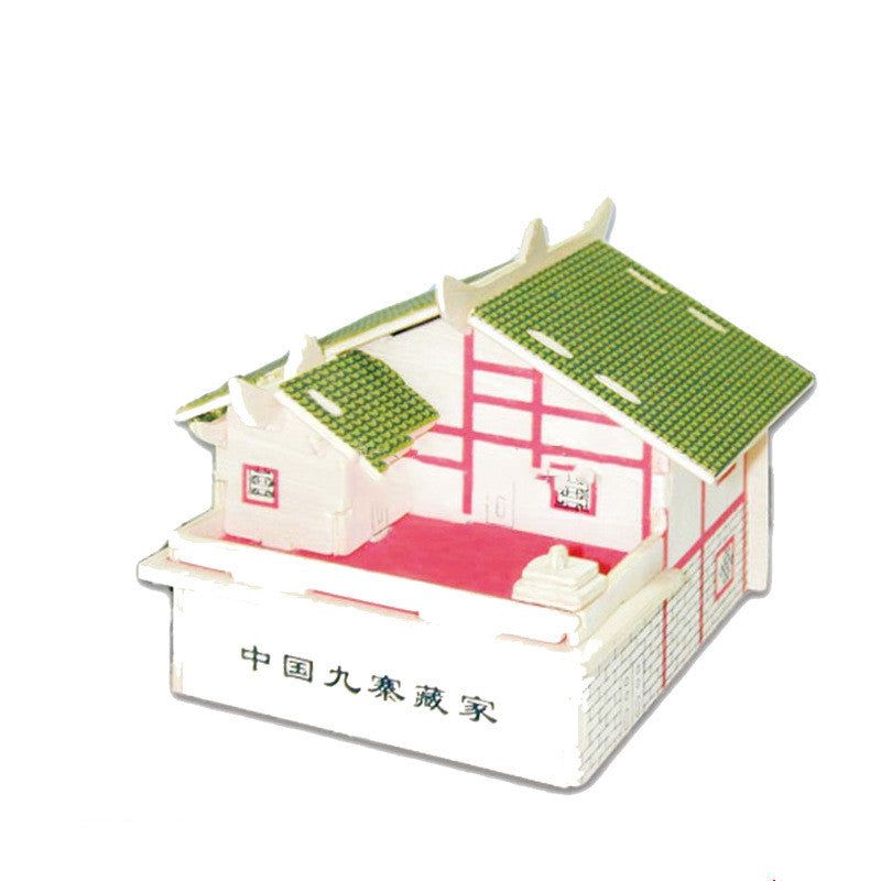 3D Puzzle Three-dimensional Wooden