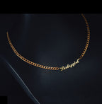 Personalised Curb Chain Name Necklace