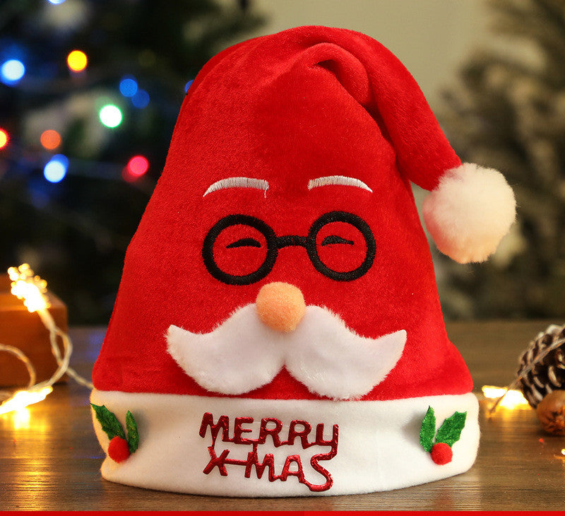 Santa Hat with Funny Glasses