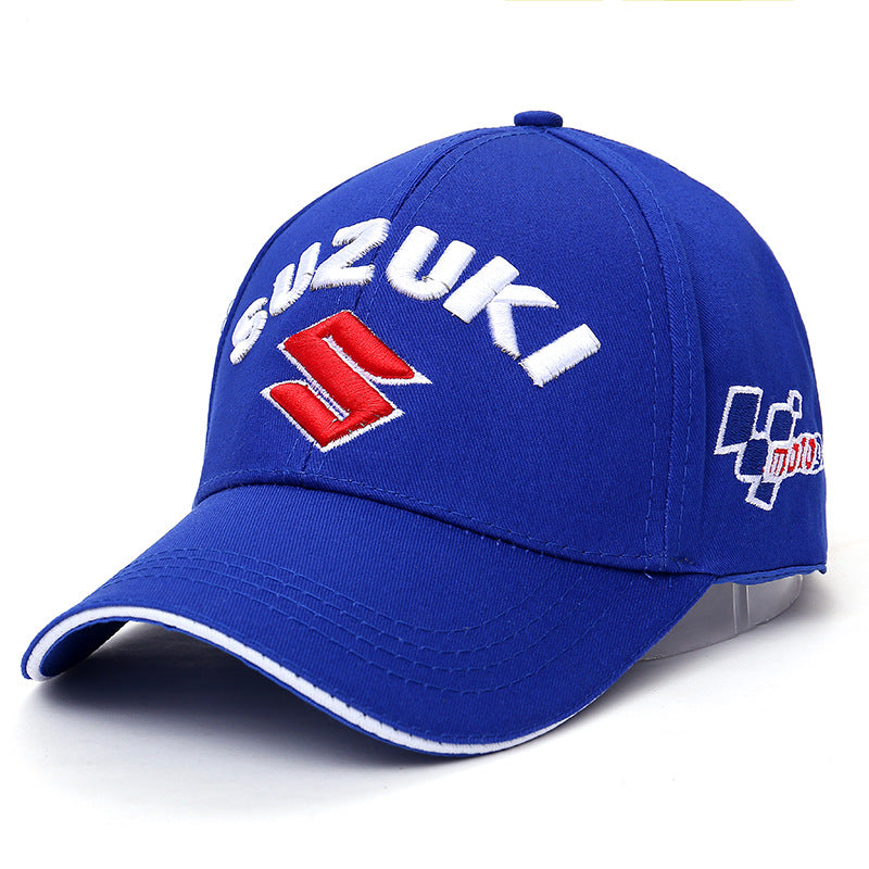 Embroidered Motorcycle Baseball Cap
