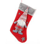 Large Gnome Christmas Stocking