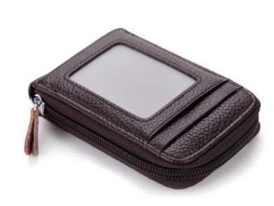 First Layer Cowhide Organ Card Holder