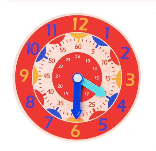 Montessori Wooden Clock