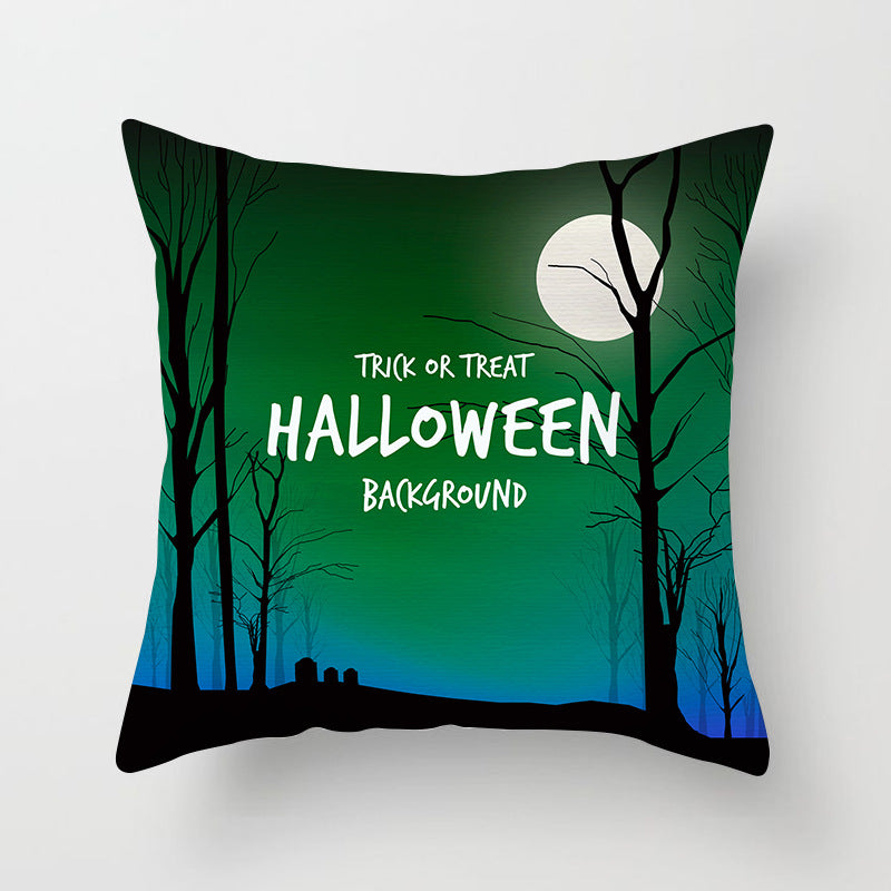 Printed Throw Pillow Cushion Cover