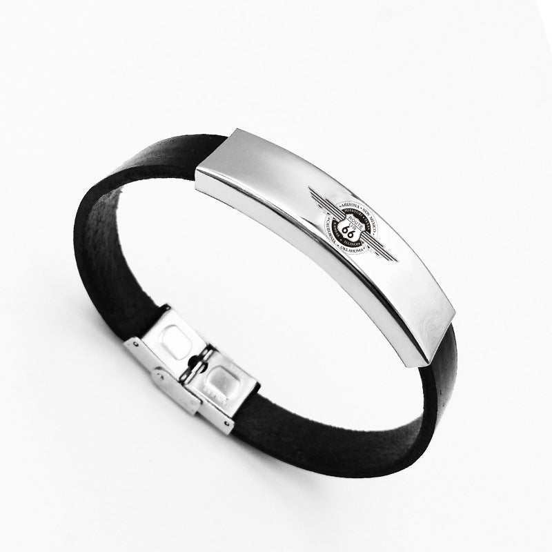 Titanium Steel Bangle Bracelet