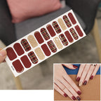 Christmas Lettering Nail Stickers