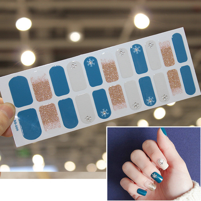 Christmas Lettering Nail Stickers