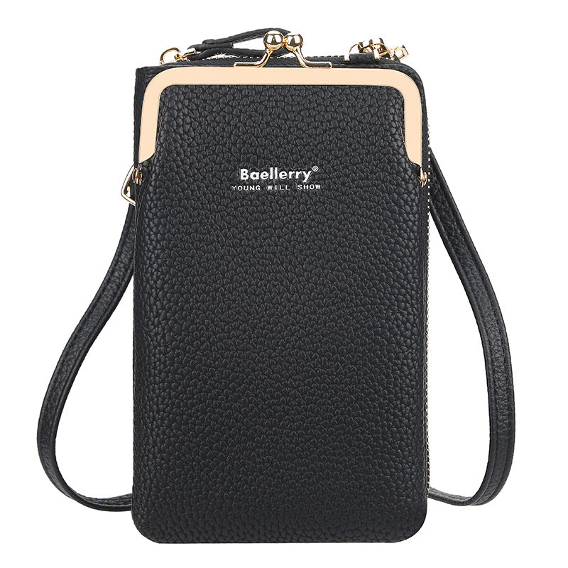 Mobile Phone Shoulder Bags Lock Messenger Bag