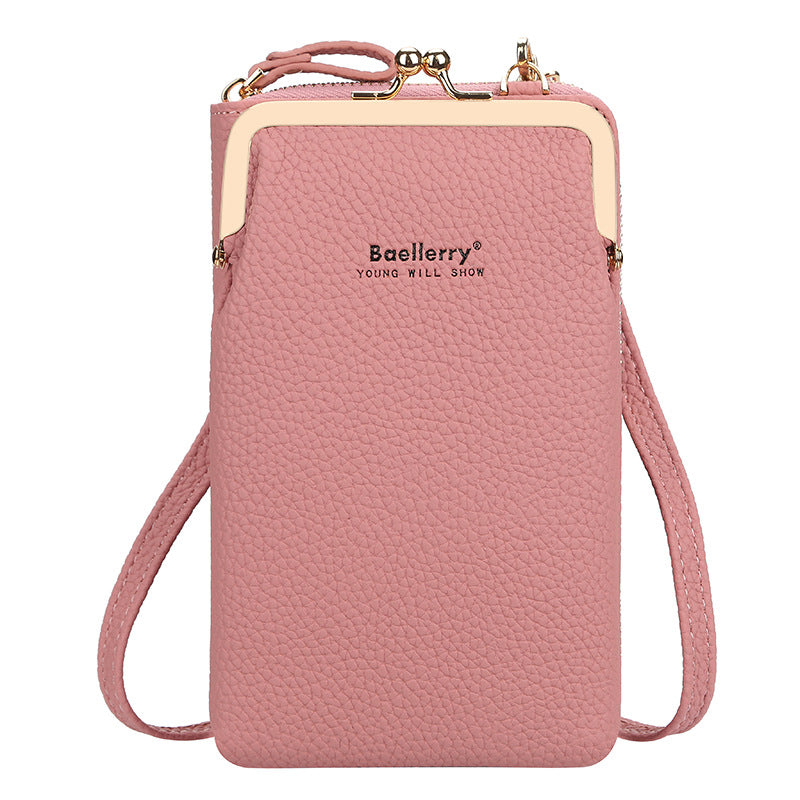 Mobile Phone Shoulder Bags Lock Messenger Bag