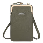 Mobile Phone Shoulder Bags Lock Messenger Bag