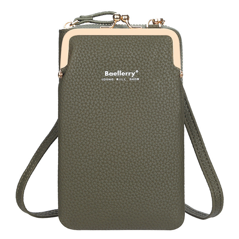Mobile Phone Shoulder Bags Lock Messenger Bag