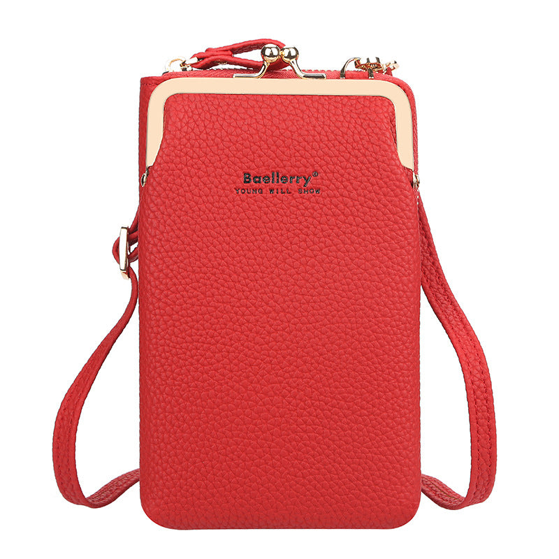 Mobile Phone Shoulder Bags Lock Messenger Bag