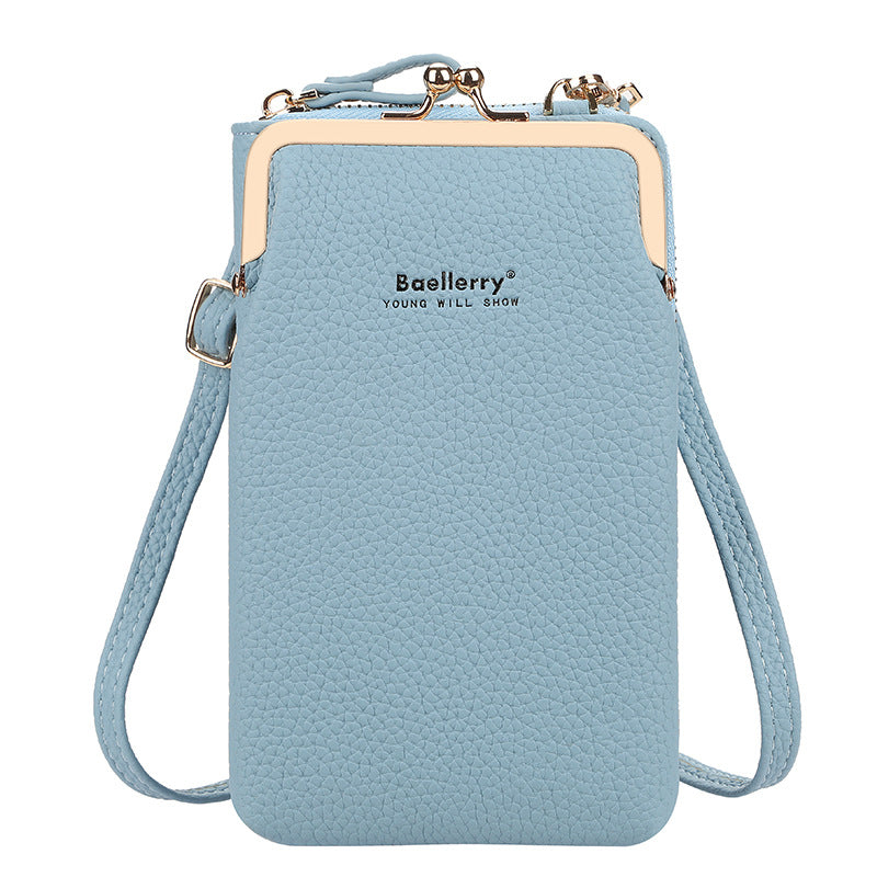 Mobile Phone Shoulder Bags Lock Messenger Bag
