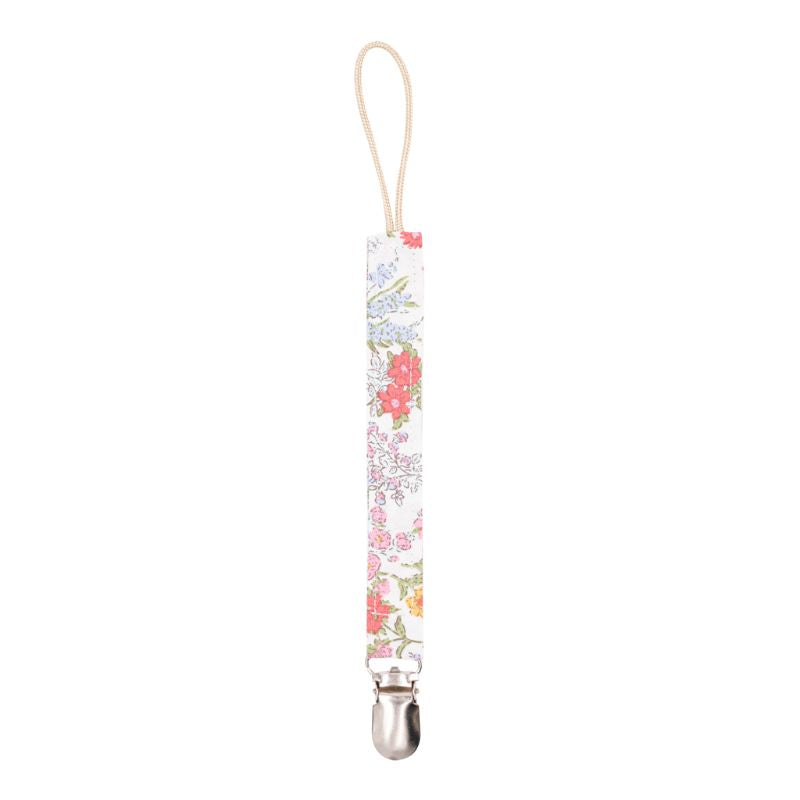 Cotton Print Pacifier Clip