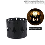 Christmas Iron Candle Holder