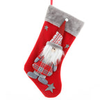 Large Gnome Christmas Stocking