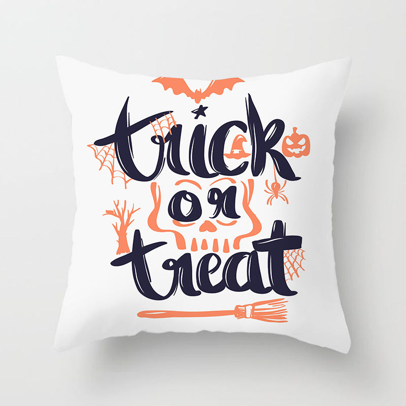 Printed Throw Pillow Cushion Cover