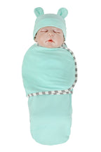 Newborn Swaddle Wrap & Hat Set